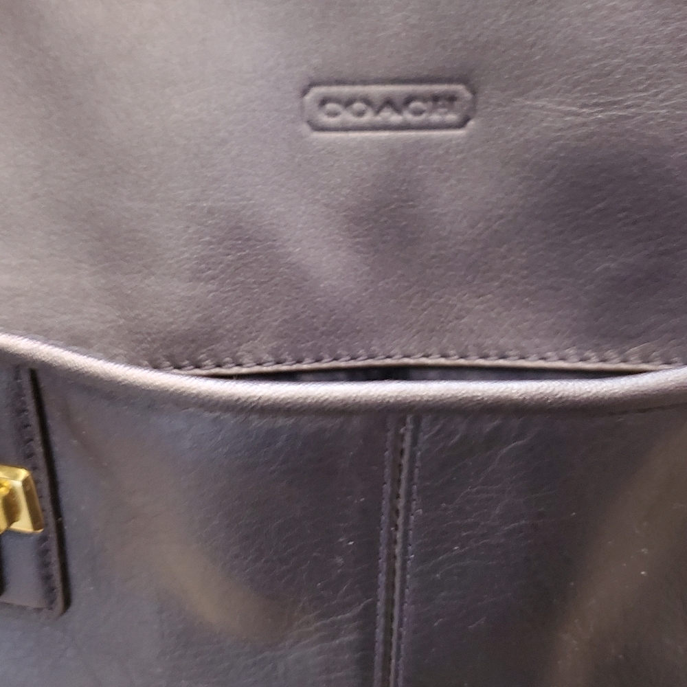 Coach Tote Purse Midnight Alexis Taylor Tote. - Picture 6 of 9